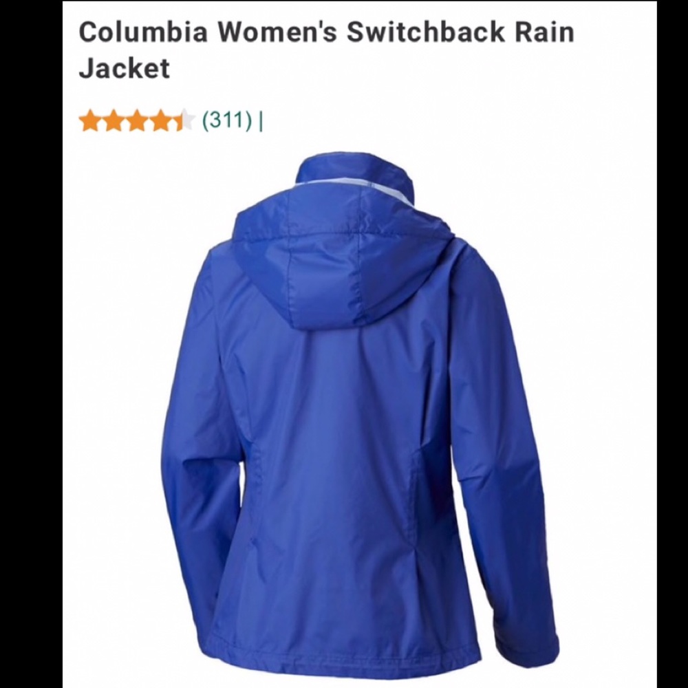Columbia lightweight rain jacket, like new!